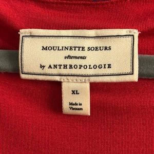 Anthropologie Dresses - Red Anthropologie midi dress Anthropologie Dresses - Red Anthropologie midi dress